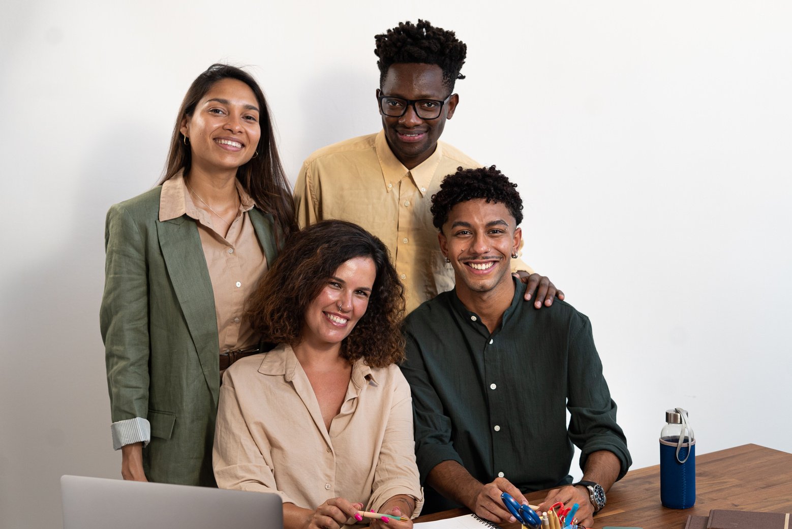 Group of Diverse Colleagues Working Together